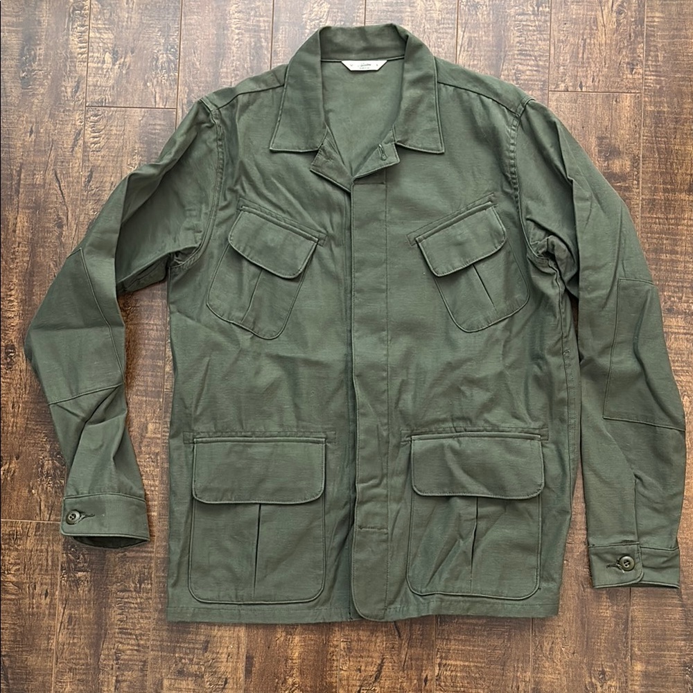 3Sixteen Men's Green Utility Jacket, L